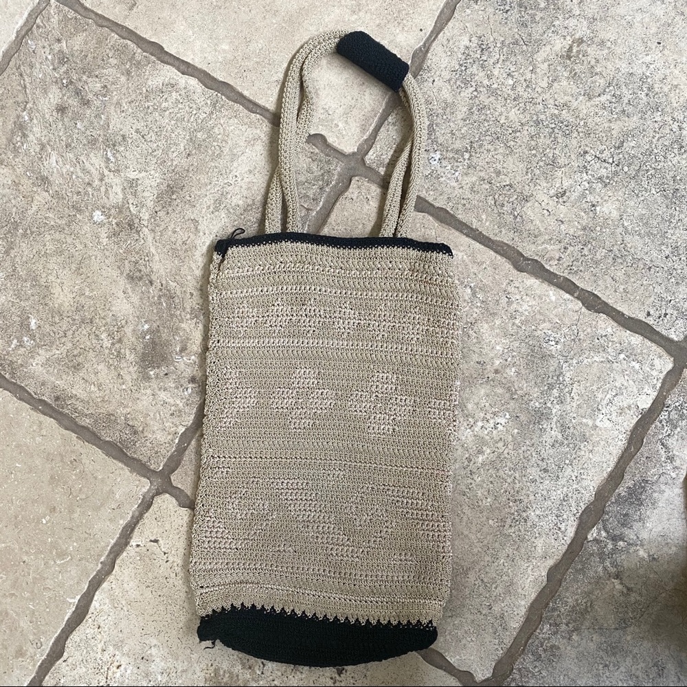 2 Tone Crochet Bag